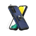 thumbnail image 1 of TASHHAR Samsung Galaxy A14 5G Case with Screen and Lens Protector Magnetic Ring Kickstand Military Grade Double Layer Drop Protection Durable Detachable for Galaxy A14 5G Phone - Blue, 1 of 8