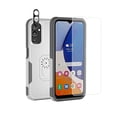 thumbnail image 1 of TASHHAR Samsung Galaxy A14 5G Case with Screen and Lens Protector Military Grade Double Layer Drop Resistant Durable for Galaxy A14 5G Phone - White Grey, 1 of 9