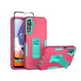 thumbnail image 1 of TASHHAR Samsung Galaxy A14 5G Case with Screen Protector and Magnetic Car Mount Kickstand Military Grade Full Body Double Layer Drop Protection Rugged Durable for Galaxy A14 5G Phone - Rose Red&Green, 1 of 12