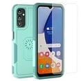 thumbnail image 1 of TASHHAR Samsung Galaxy A14 5G Case with Screen Protector Military Grade Double Layer Drop Resistant Durable for Galaxy A14 5G Phone - Light Green, 1 of 9