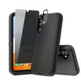 thumbnail image 1 of TASHHAR Samsung Galaxy A15 5G Case with Privacy Screen and Lens Protector Military Grade Heavy Duty Protection 3 in 1 Shockproof Armor Rugged Durable for Galaxy A15 5G Phone - Black, 1 of 5