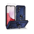 thumbnail image 1 of TASHHAR Samsung Galaxy A15 5G Case with Screen Protector and Magnetic Ring Mount Kickstand Military Grade Full Body Double Layer Drop Protection Durable Detachable for Galaxy A15 5G Phone - Blue, 1 of 7