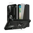 thumbnail image 1 of TASHHAR Samsung Galaxy A23 5G Case with Privacy Screen and Lens Protector Magnetic Ring Mount Kickstand Military Grade Full Body Double Layer Drop Protection Durable for Galaxy A23 5G Phone - Black, 1 of 10
