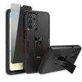 thumbnail image 1 of TASHHAR Samsung Galaxy A23 5G Case with Privacy Screen Protector and Magnetic Car Mount Kickstand Military Grade Full Body Double Layer Drop Protection Rugged Durable for Galaxy A23 5G Phone - Black, 1 of 12
