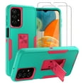 thumbnail image 1 of TASHHAR Samsung Galaxy A23 5G Case with Screen Protector and Magnetic Car Mount Kickstand Military Grade Full Body Double Layer Drop Protection Rugged Durable for Galaxy A23 5G Phone - Green&Rose red, 1 of 12