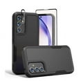 thumbnail image 1 of TASHHAR Samsung Galaxy A23 5G Case with Screen and Lens Protector Military Grade Double Layer Drop Resistant Durable for Galaxy A23 5G Phone - Black, 1 of 2