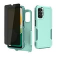 thumbnail image 1 of TASHHAR Samsung Galaxy A25 5G Case with Privacy Screen and Lens Protector Military Grade Double Layer Drop Resistant Durable for Galaxy A25 5G Phone - Light Green, 1 of 9
