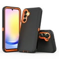 thumbnail image 1 of TASHHAR Samsung Galaxy A35 5G Case Military Grade Heavy Duty Protection 3 in 1 Shockproof Armor Rugged Durable Detachable for Galaxy A35 5G Phone - Black+Orange, 1 of 6