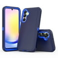 thumbnail image 1 of TASHHAR Samsung Galaxy A36 5G Case Military Grade Heavy Duty 3 in 1 Shockproof Durable for Galaxy A36 5G Phone - Dark Blue+Blue, 1 of 6