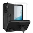 thumbnail image 1 of TASHHAR Samsung Galaxy A54 5G Case with Screen and Lens Protector and Magnetic Car Mount Kickstand Military Grade Full Body Double Layer Drop Rugged Durable for Galaxy A54 5G Phone - Black, 1 of 14