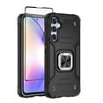 thumbnail image 1 of TASHHAR Samsung Galaxy A54 5G Case with Screen Protector and Magnetic Ring Kickstand Military Grade Double Layer Drop Protection Durable Detachable for Galaxy A54 5G Phone - Black, 1 of 9