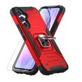 thumbnail image 1 of TASHHAR Samsung Galaxy A54 5G Case with Screen Protector and Magnetic Ring Kickstand Military Grade Double Layer Drop Protection Durable Detachable for Galaxy A54 5G Phone - Red, 1 of 9