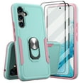 thumbnail image 1 of TASHHAR Samsung Galaxy A54 5G Case with Screen Protector and Magnetic Ring Kickstand Military Grade Double Layer Drop Protection Rugged Detachable for Galaxy A54 5G Phone - Teal Pink, 1 of 4