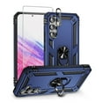 thumbnail image 1 of TASHHAR Samsung Galaxy A54 5G Case with Screen Protector with Magnetic Ring Kickstand Military Grade Double Layer Drop Rugged Detachable for Galaxy A54 5G Phone - Blue, 1 of 2