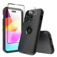 thumbnail image 1 of TASHHAR for iPhone 16 Case with Screen and Lens Protector Military Grade Heavy Duty 3 in 1 Shockproof Armor iPhone 16 6.1 inch 2024 Phone - Black, 1 of 7