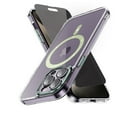 thumbnail image 1 of TASHHAR iPhone 15 Pro Max Magnetic Case with Privacy Screen Protector Compatible with Magsafe Shockproof Non-Yellowing Crystal Clear Phone Case for iPhone 15 Pro Max 6.7 Inch Green, 1 of 8