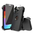 thumbnail image 1 of TASHHAR for iPhone 16 Plus Case with Privacy Screen and Lens Protector and Belt Clip Holster Military Grade Heavy Duty 3 in 1 Shockproof Armor iPhone 16 Plus 6.7 inch 2024 Phone - Black, 1 of 10