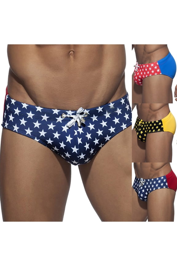 Red Mens Swim Trunks Quick Dry Low Waist Comfortable Thongs Briefs Comfort Waistband Board Surf Shorts Jockstrap Mesh Surf Shorts Comfortable Swimwear with Drawstring