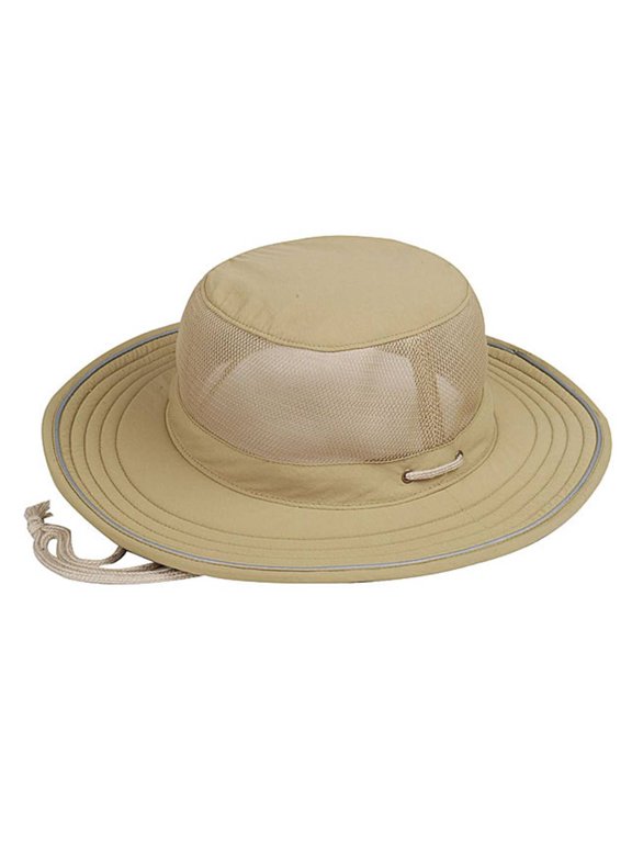 TASLON UV BUCKET HAT MOISTURE WICKING, Khaki Medium