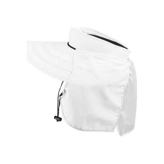 TASLON UV VISOR, White Medium/Large