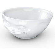 TASSEN Porcelain Bowl, Grinning Face Edition, 11 Oz. White (Single Bowl) Medium Bowl For Soup Cereal