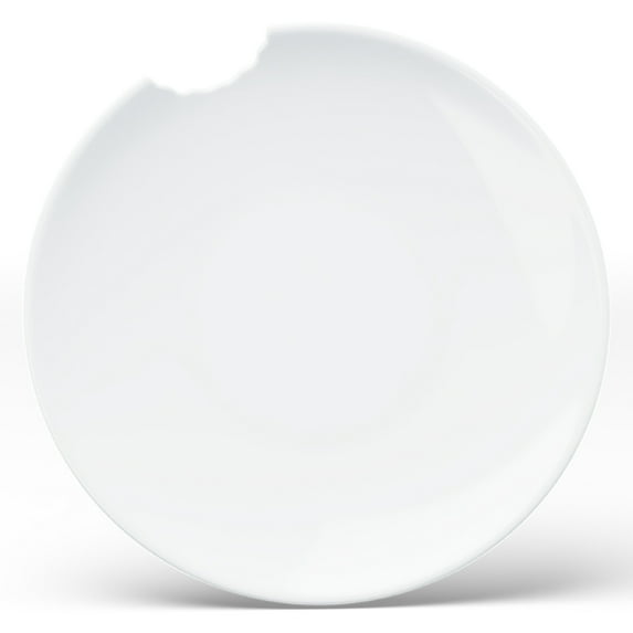 Dinner Plates with Bite Mark (Set of 2)