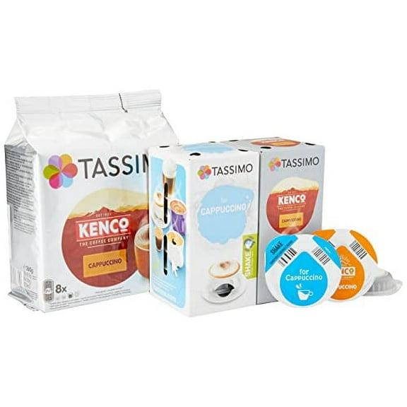 TASSIMO Kenco Cappuccino 16 T DISCs (Pack of 5, Total 80 T DISCs)