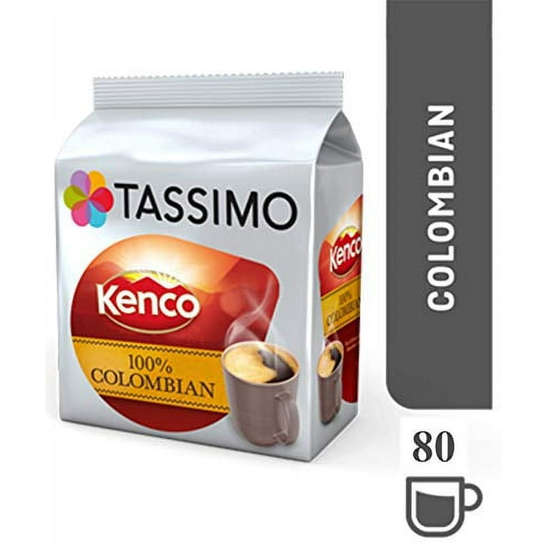 TASSIMO Kenco Colombian 16 T DISCs Pack of 5 Total 80 T DISCs Walmart