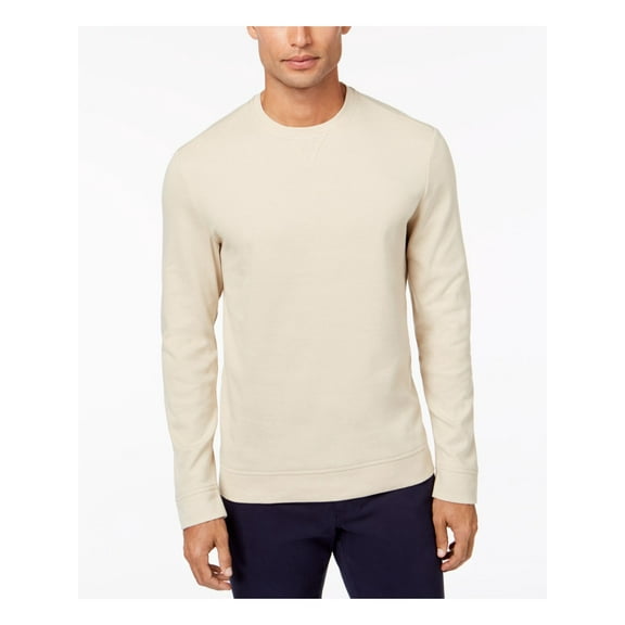TASSO ELBA Mens Beige Crew Neck Sweater XXL