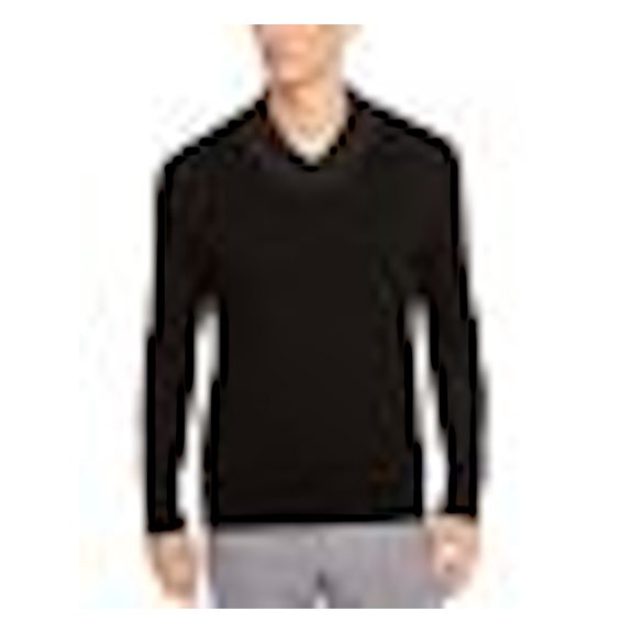 TASSO ELBA Mens Black Long Sleeve Mock Pullover Sweater Size: XXL