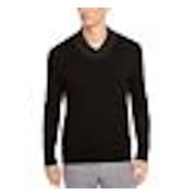 TASSO ELBA Mens Black Long Sleeve Mock Pullover Sweater Size XXL