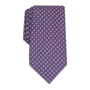 TASSO ELBA Mens Burgundy Neat Silk Classic Neck Tie