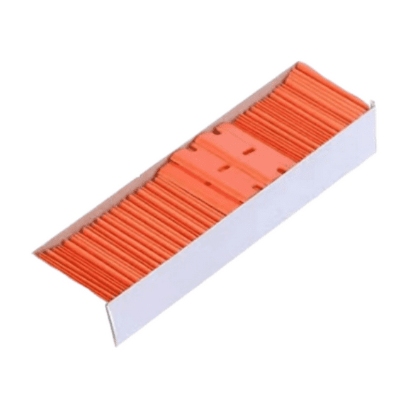 TASTAN Plastic Scraper Tool, Plastic Scraper Kit with 100 Blades - No-Scratch Paint Remover Tool, Multi-Surface Adhesive Remover for Car Windows & Kitchen Surfaces, Paint Remover Scraper, Multicolor