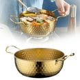 thumbnail image 1 of TASTAN Ramen Cooker, Hammered Stainless Steel Noodle Pot - 5Qt Korean Ramyun Soup Pot with Dual Handles, Pasta/Stew Cooker for Induction Stoves (Lid Included) Ramen Noodle Bowl, D, 1 of 10