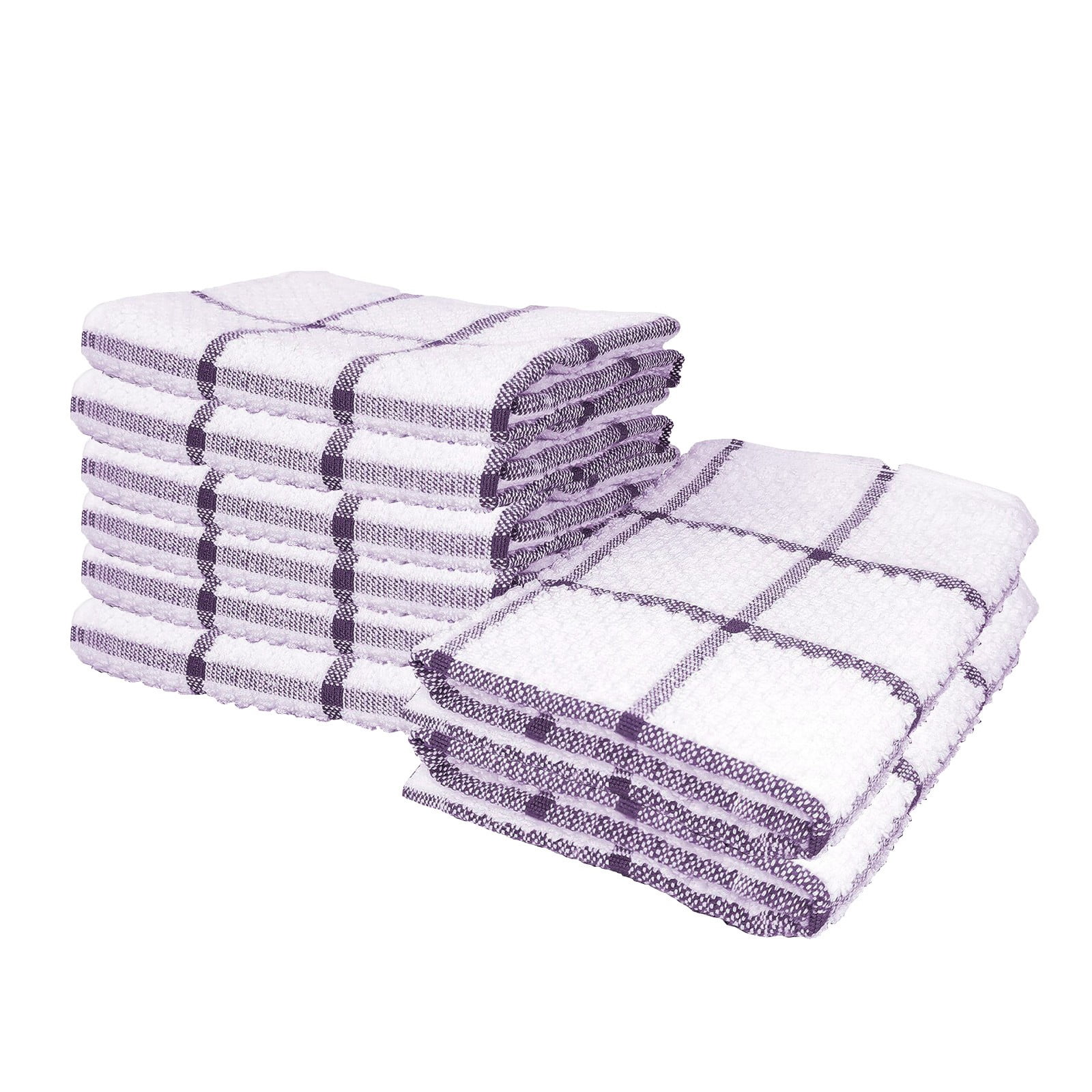 TASTAN Waffle Dish Towels, Ultra-Absorbent Microfiber Dish Cloth-Waffle ...