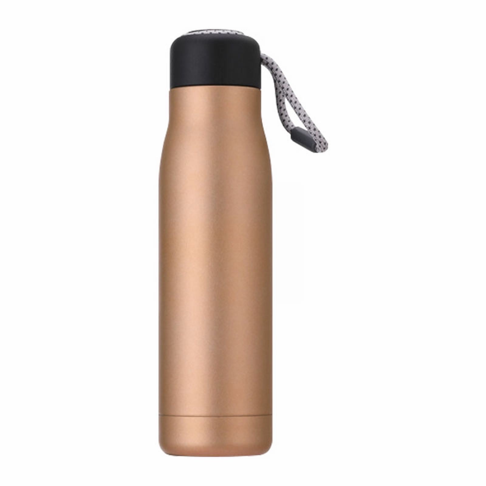 IVYRISE Glass Water Bottle With Colorful Sleeve - 18.5 Oz Borosilicate Glass, BPA-Free, With Carrying Strap