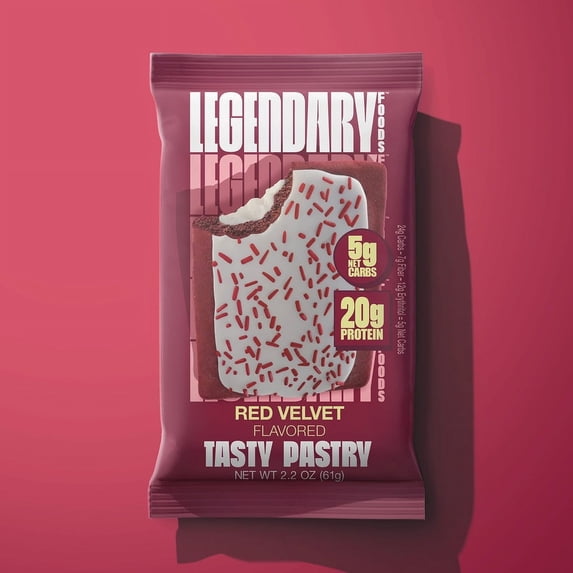 TASTY PASTRY RED VELVET CAKE STYLE - Pack Of 10