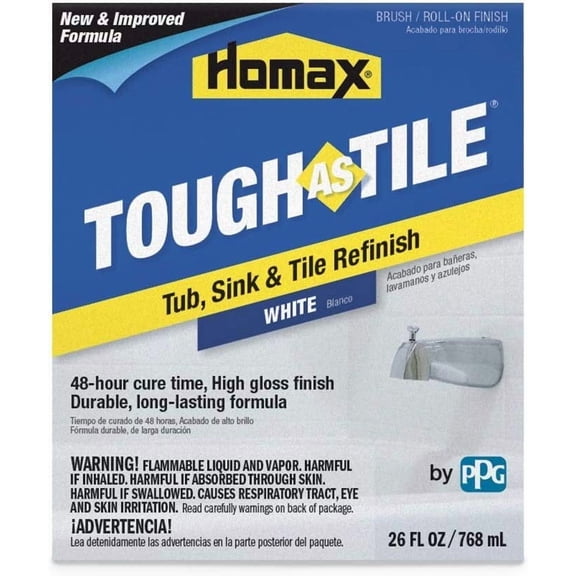 Homax TAT INT GLS WHT 26OZ  Residential Use, Standard Application