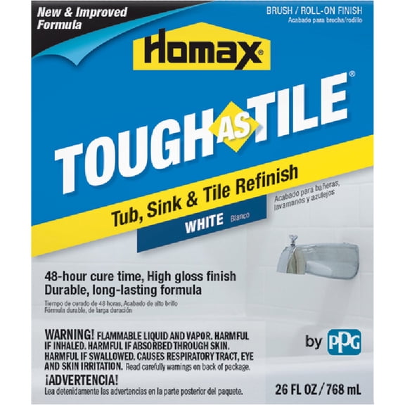 Homax TAT INT GLS WHT 26OZ  Residential Use, Standard Application