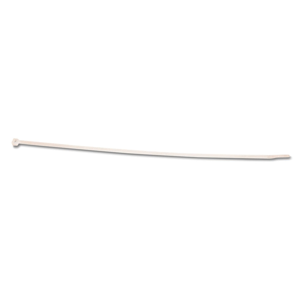 8 in. x 0.19 50 lbs. Nylon Cable Ties - Natural (1000/Pack)