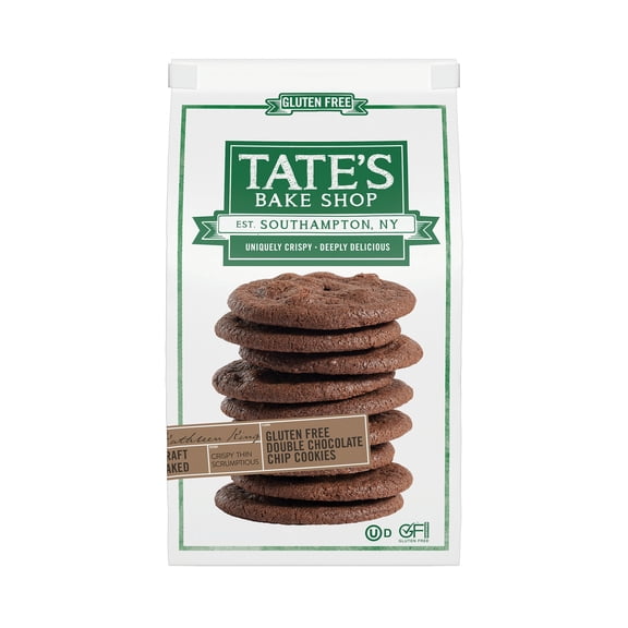 Tate's Bake Shop Gluten Free Double Chocolate Chip Cookies, 7 oz