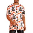 thumbnail image 1 of INSPIRE CHIC Halloween T-Shirts for Men's Short Sleeves Pumpkin Printed Graphic Tee Tops, 1 of 4