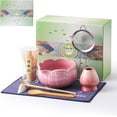 thumbnail image 1 of TAUFIKT Matcha Whisk Set, Ceramic Matcha Set 8 Pcs, Matcha Kit Set Includes Matcha Bowl, Matcha Whisk and Holder, Bamboo Scoop and Rest, Sifter and Tea Towel, Ideal Gift for Family/Friend (Pink), 1 of 10
