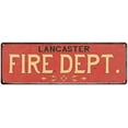 thumbnail image 1 of TAUNTON FIRE DEPT. Home Decor Metal Sign Police Gift 8x24 108240013650, 1 of 1