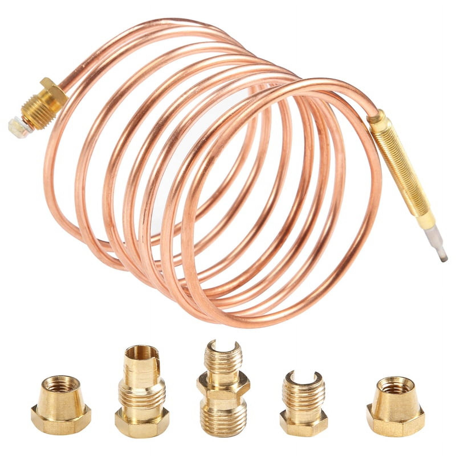 TAUOH 1500Mm Gas Stove Universal Thermocouple Kit M6X0.75 with Overflow