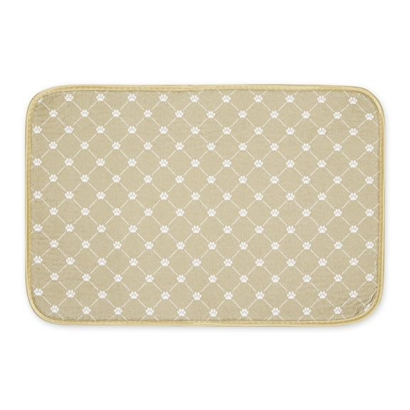 Bone Dry Microfiber Trellis Print Pet Mat