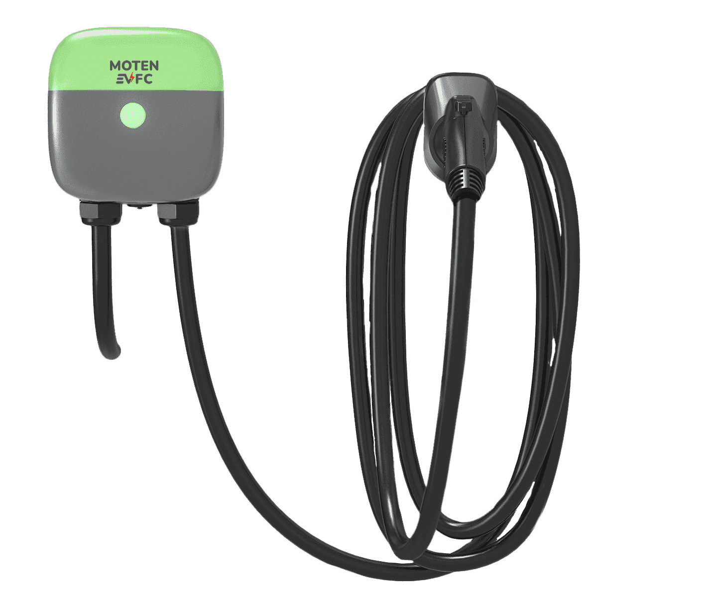 BOÖTES Level 2 EV Charger – 48A Max, WiFi/RFID, 25ft Cable, No Subscription Fee, For Home/Fleet