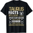 thumbnail image 1 of TAURUS Facts Zodiac Sign Shirt Birthday Gift April & MayBrand clothing, men and women can wear, black, white, gifts., 1 of 4