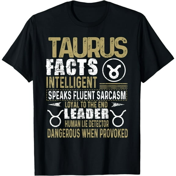 TAURUS Facts Zodiac Sign Shirt Birthday Gift April & May