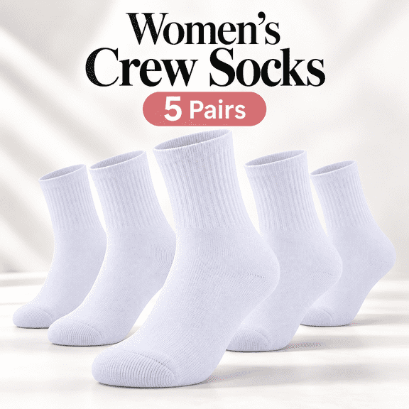 TAVENE Cushioned Sports Ankle Socks for Women, Soft Cotton Quarter Mini Crew Athletic Running Socks